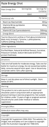 Raze Energy Shots RTD by Repp Sports