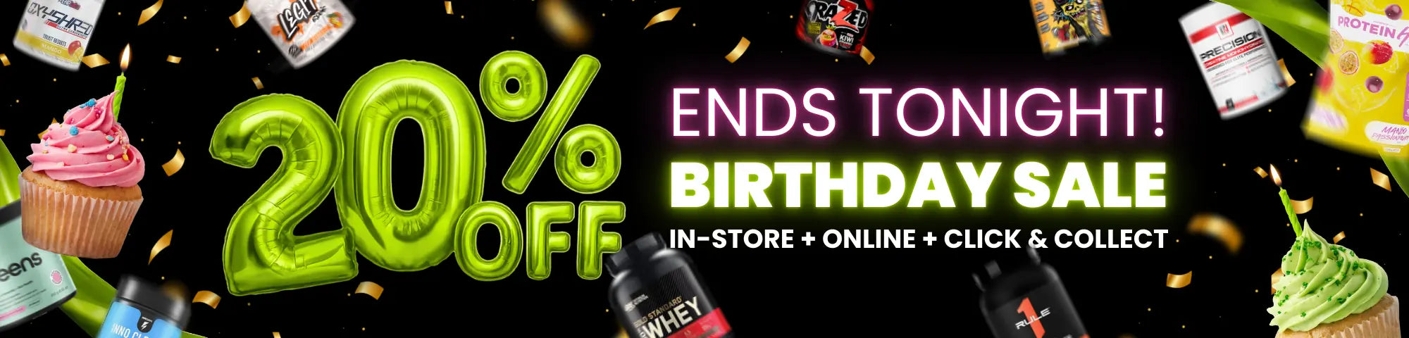 Supplement Mart Birthday Sale! 20% off storewide!