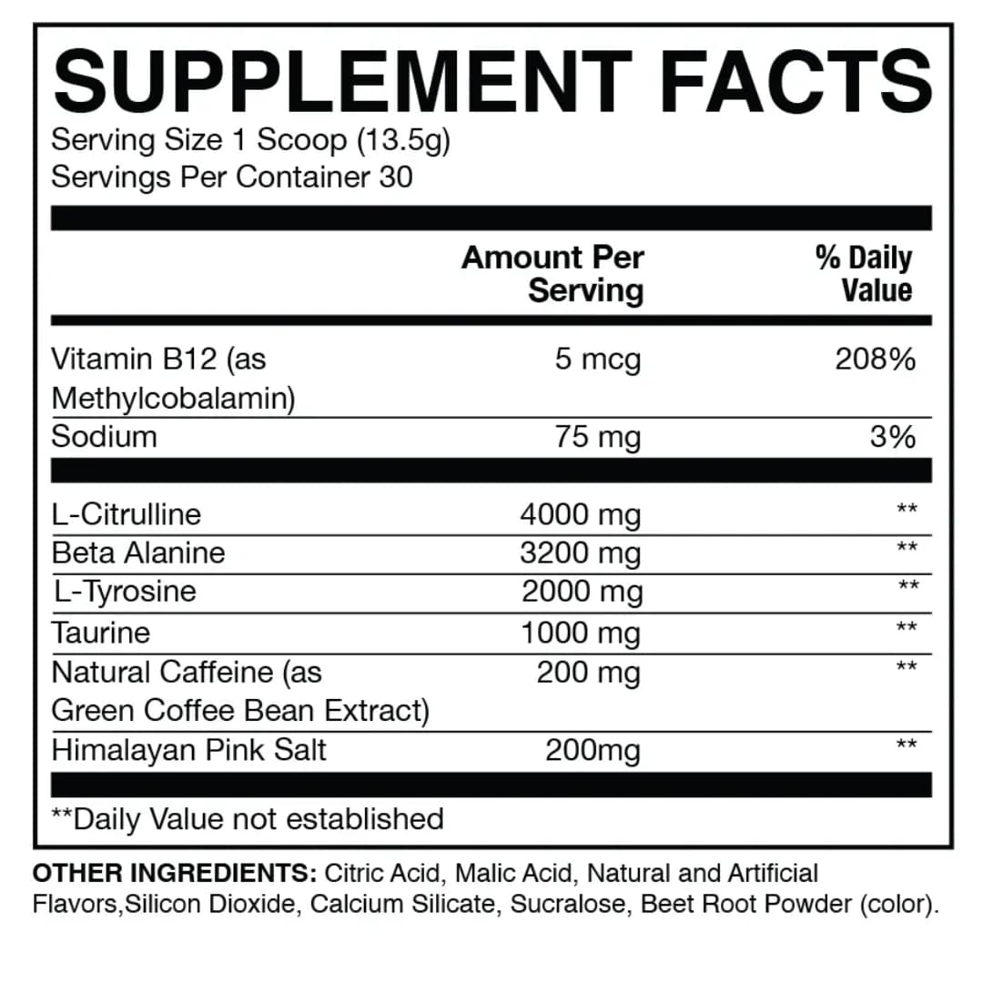Essential Pre-Workout by CBUM