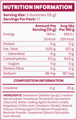 OxyShred Creatine Gummies Sachet by EHP Labs