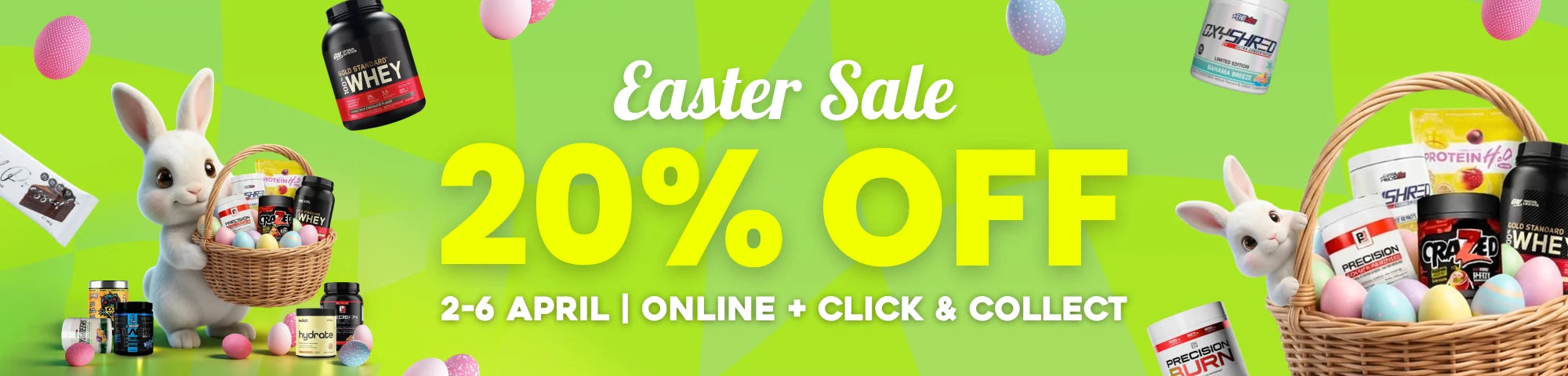20% off sitewide during the Easter sale!