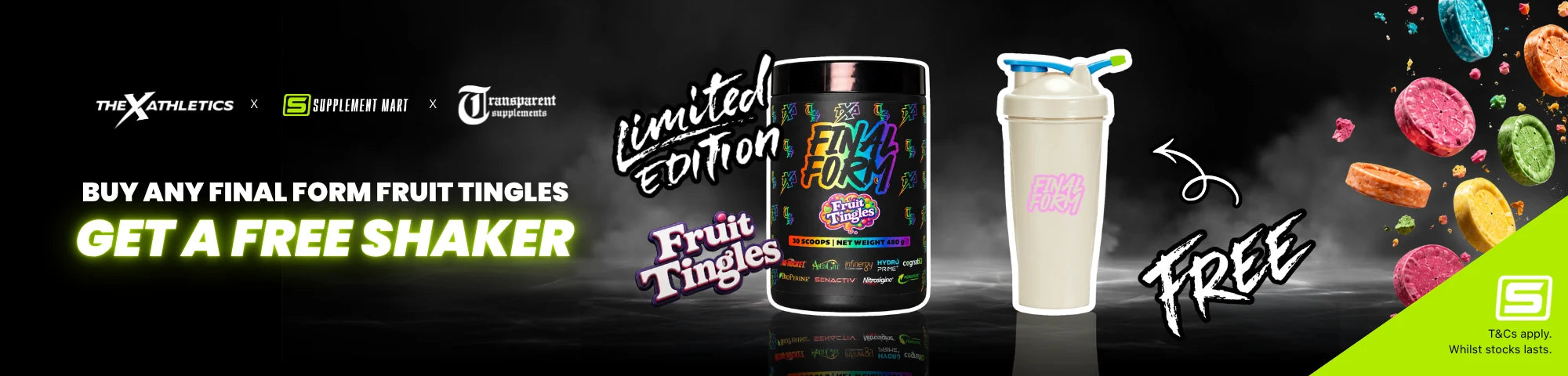 Final Form Limited Edition Fruit Tingles with Free Shaker