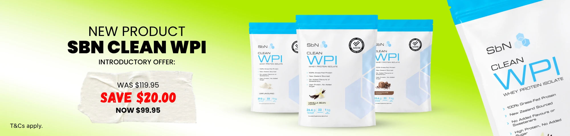 Introductory price for SBN WPI