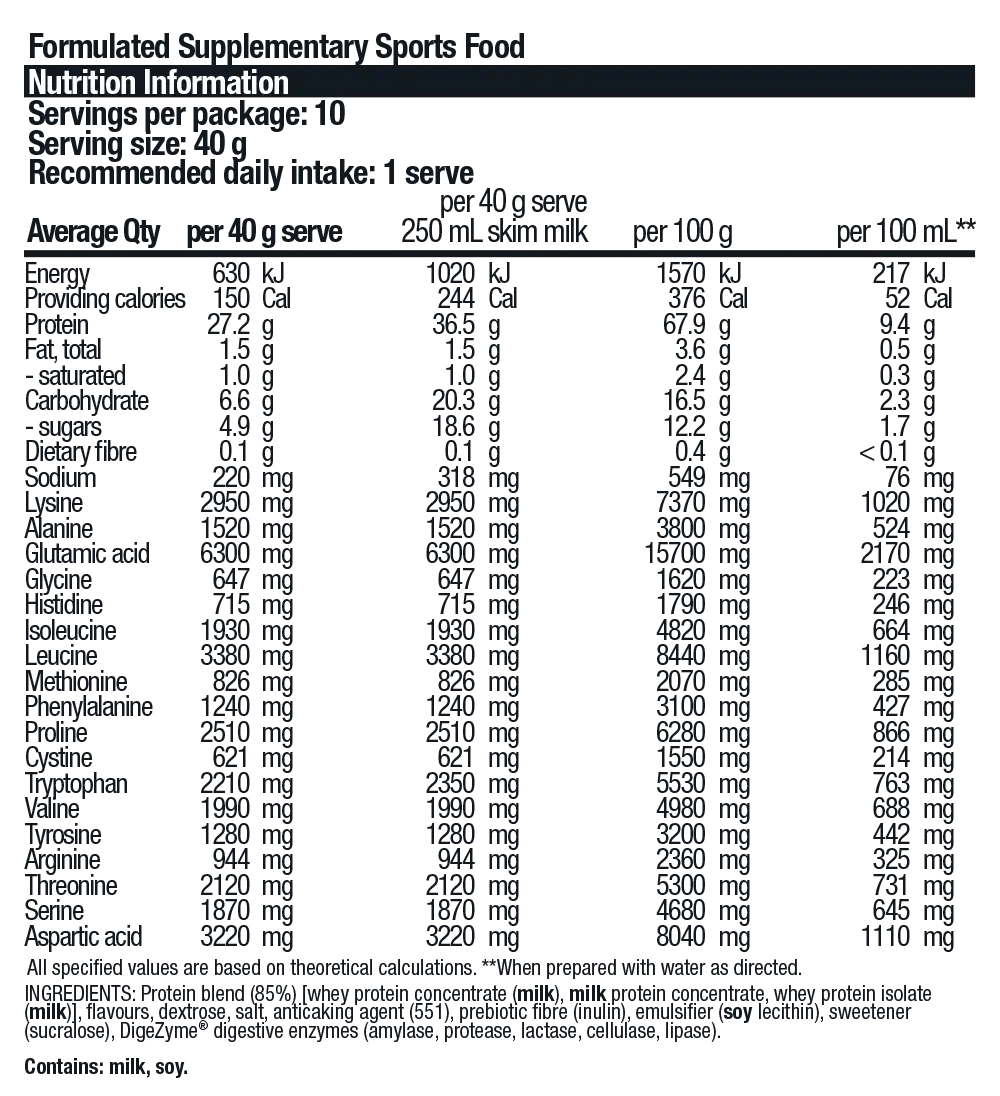 Violet Crumble Protein Powder by Body Science (BSc)