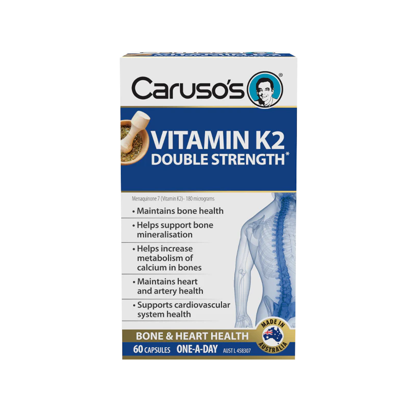 Vitamin K2 Double Strength by Carusos