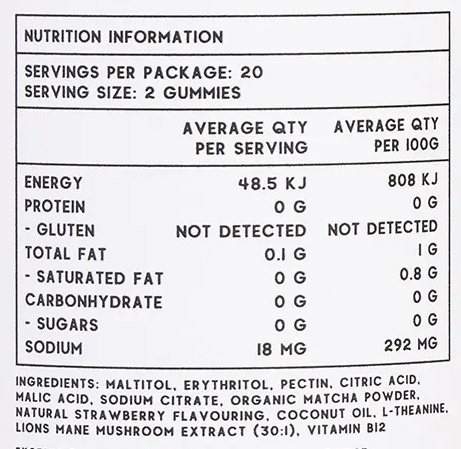 Focus Gummies by Chuu Nutrition