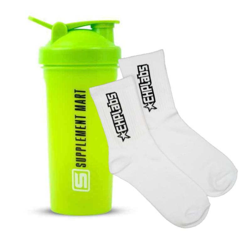 Free Gift - EHP Labs Socks + SM Shaker