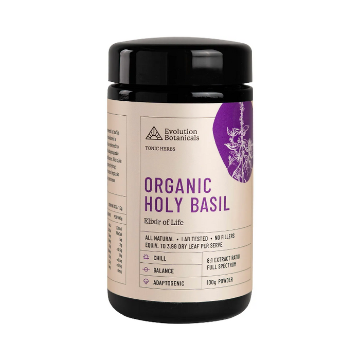 Organic Holy Basil (Tulsi) by Evolution Botanicals
