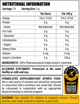Acetyl L-Carnitine by Faction Labs
