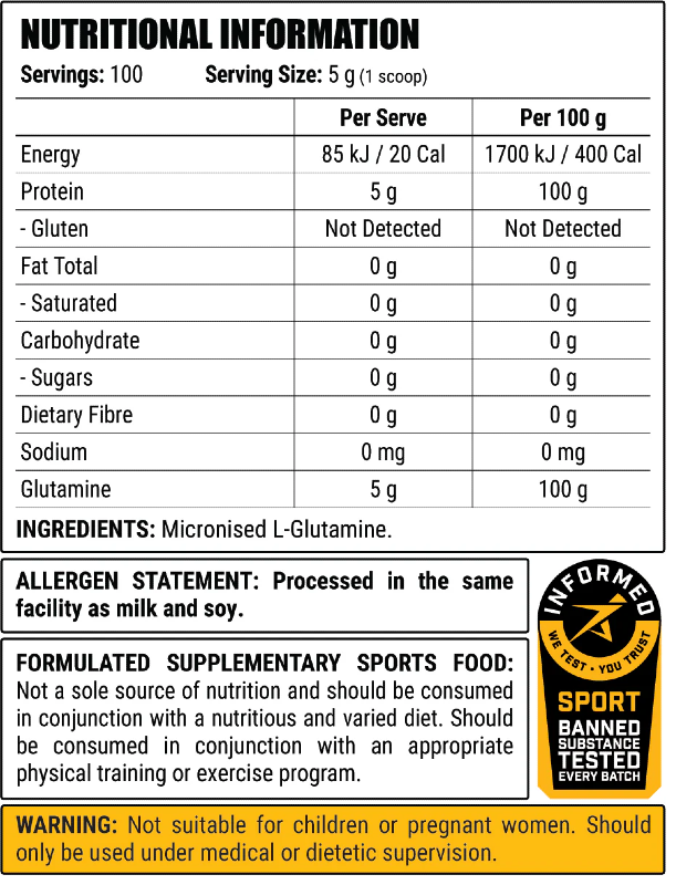 L-Glutamine by Faction Labs