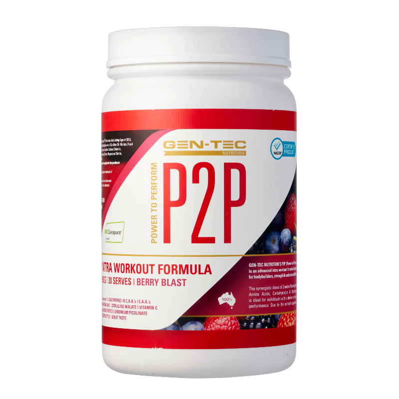 P2P IntraWorkout Formula by Gen-Tec Australia