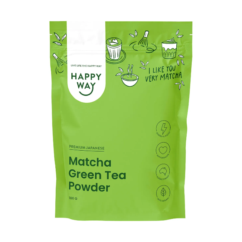 Matcha Green Tea Powder by Happy Way – Supplement Mart