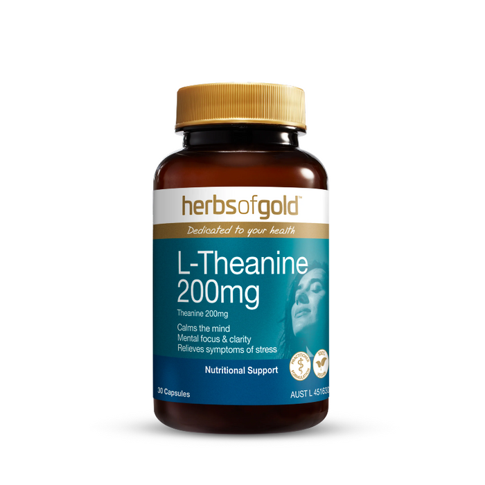 L-Theanine 200mg by Herbs of Gold