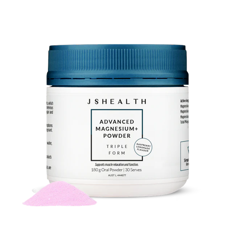 Advanced Magnesium+ Powder Triple Form by JSHealth Vitamins,