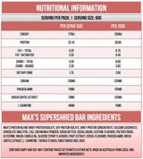 Super Shred Protein Bar by Maxs