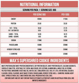 Super Shred Protein Cookies by Maxs