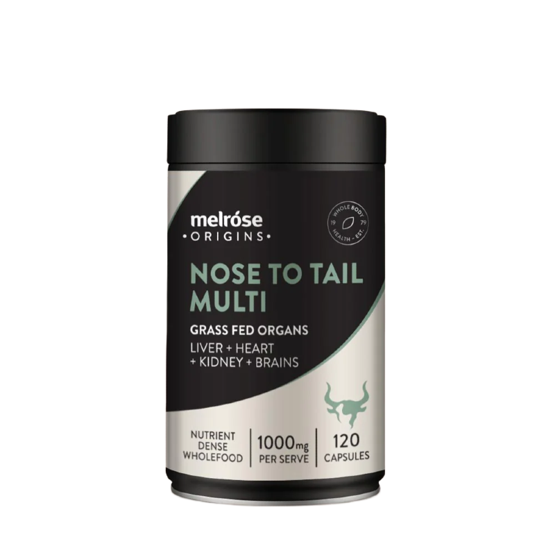 Nose-To-Tail Multi (Grass Fed Organs Liver Heart Kidney Brain) by Melrose