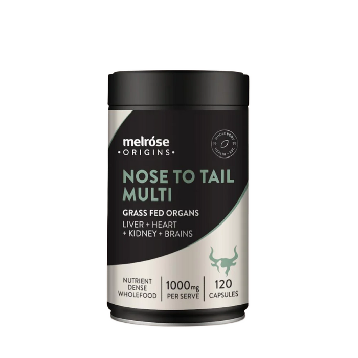 Nose-To-Tail Multi (Grass Fed Organs Liver Heart Kidney Brain) by Melrose