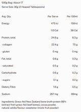 Bone Broth Protein Powder by Mitchells Nutrition