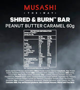 Shred & Burn Protein Bar by Musashi