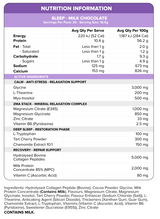 Sleep Night Time Hot Chocolate by Muscle Nation