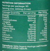 Organic Moringa Leaf Supergreens Capsules by MyDetoxify
