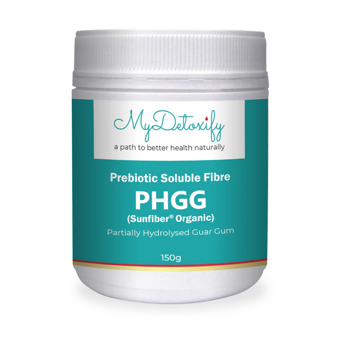 Prebiotic Soluble Fibre PHGG (Partially Hydrolysed Guar Gum) by MyDetoxify