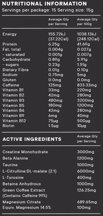 Performance Pre-Workout by Nu Harvest