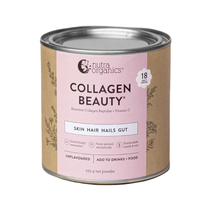 Collagen Beauty (Skin Hair Nails Gut) Powder by Nutra Organics