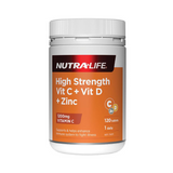High Strength Vit C + Vit D + Zinc by Nutra-Life