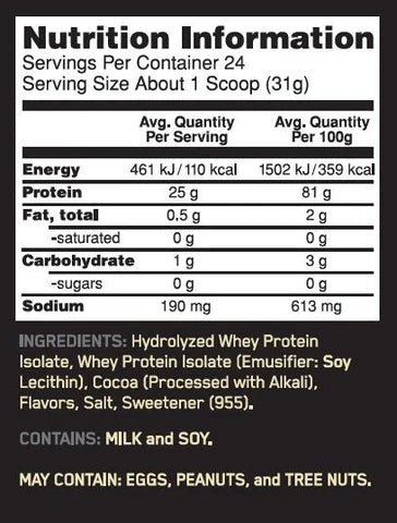 Gold Standard 100% Isolate by Optimum Nutrition