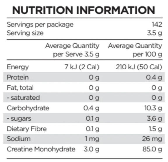 Flavoured Creatine Monohydrate by PranaON