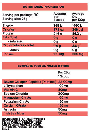 Collagen Complete Protein Water + Hydration by Primabolics