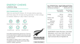 Energy Chews by Pure Sports Nutrition