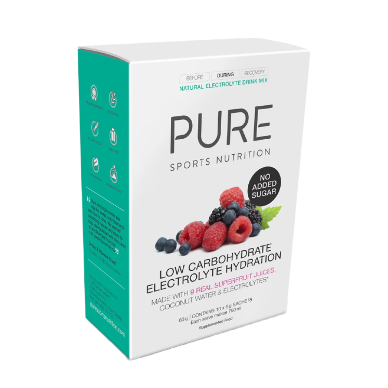 Electrolyte Hydration Low Carb Sachets by Pure Sports Nutrition