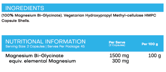 Magnesium Glycinate Capsules by SBN