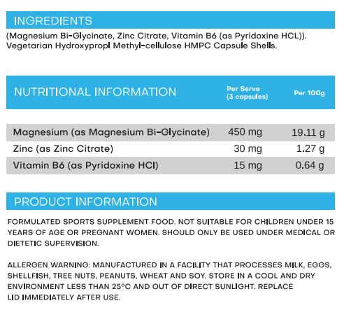 ZMA Capsules by SBN