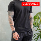 Mens Black on Black T-Shirt by Supplement Mart
