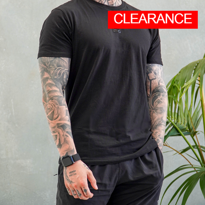 Mens Black on Black T-Shirt by Supplement Mart