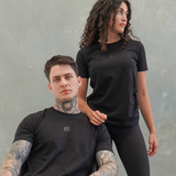 Womens Black on Black T-Shirt by Supplement Mart