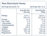 Raw Electrolyte Honey Gel by Sodii