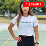 Supplement Mart Womens OG Logo Crop Tee