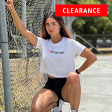 Supplement Mart Womens OG Logo Crop Tee