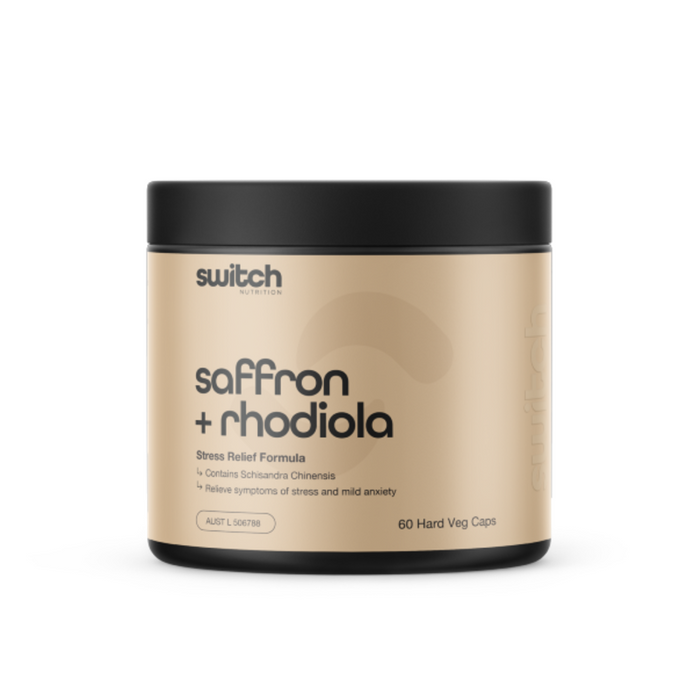 Saffron + Rhodiola by Switch Nutrition