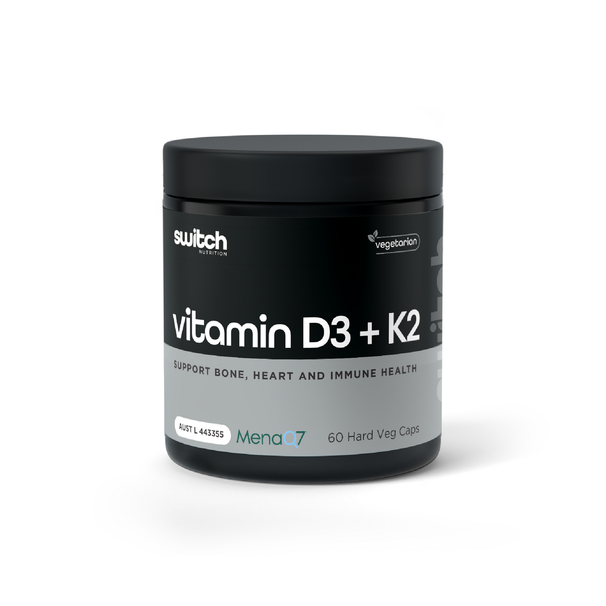 Vitamin K2 & D3 by Switch Nutrition