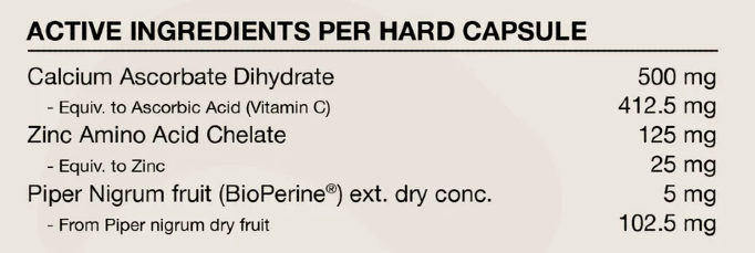 Zinc + Vit C by Switch Nutrition