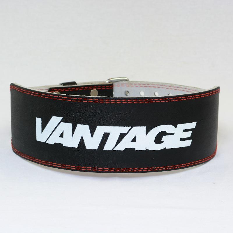 Leather Weight Lifting Belt 4-inch by Vantage