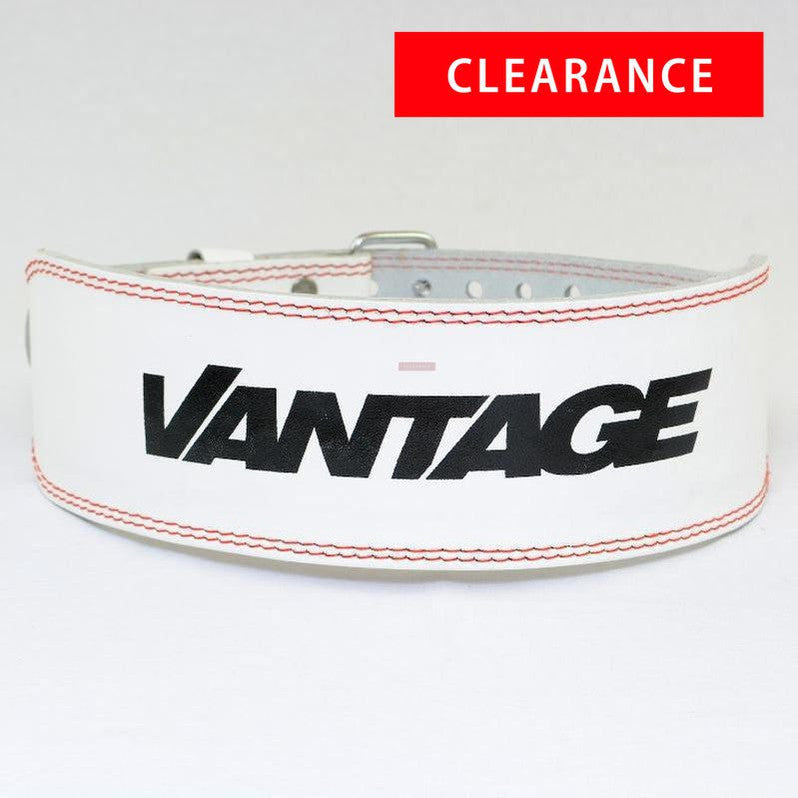 Leather Weight Lifting Belt 4-inch by Vantage