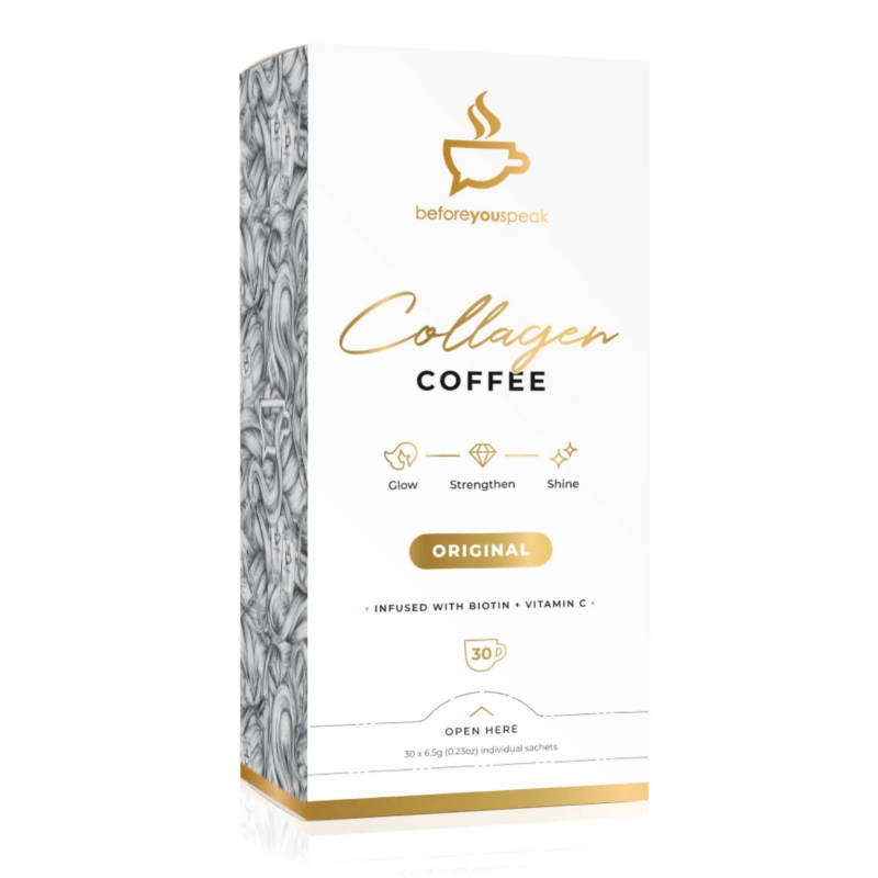 Glow Collagen Coffee (Unsweetened) by Before You Speak