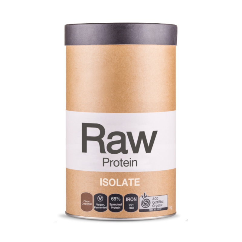Raw Protein Isolate By Amazonia 1Kg / Choc Coconut Protein/vegan & Plant
